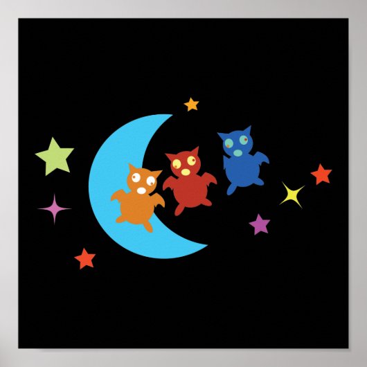 可愛いこうもり ポスター (正面)