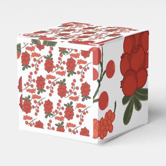 可愛いさくらんぼお願い箱 フェイバーボックス (正面サイド)