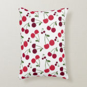 可愛いさくらんぼ柄アクセント枕 アクセントクッション (正面(垂直))