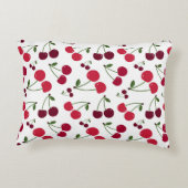 可愛いさくらんぼ柄アクセント枕 アクセントクッション (裏面)