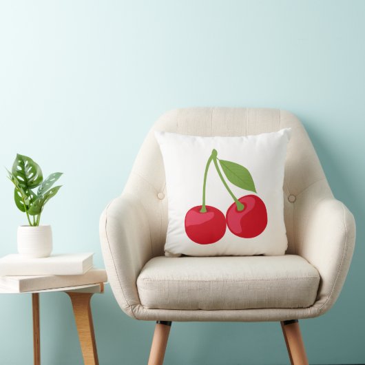 可愛いさくらんぼ美学 クッション (椅子)