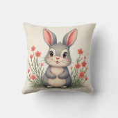 可愛いすごいうさぎ枕 クッション (裏面)