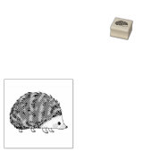 可愛いすごいハリネズミ ラバースタンプ (押印)