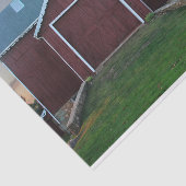 可愛いすごい小さな赤いバームホワイトのスカロップトリム 薄葉紙 (詳細)