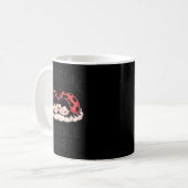 可愛いてんとう虫のラブハグ コーヒーマグカップ (正面左)