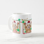 可愛いねこのクリスマスデザイン♡ コーヒーマグカップ (正面左)