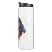 可愛いのにやめ合わせ風変わりないくらい頑固な鳥 タンブラー (回転右)