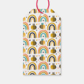 可愛いのまわりにパターン誕生日ありがとう ギフトタグ (裏面)