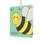 可愛いのまわりに パーソナライズされた カーエアーフレッシュナー (左)