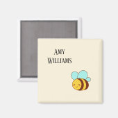 可愛いのまわりに パーソナライズされた マグネット (正面/裏面)