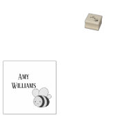 可愛いのまわりに パーソナライズされた ラバースタンプ (押印)