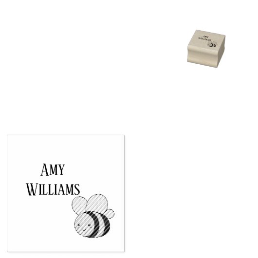 可愛いのまわりに パーソナライズされた ラバースタンプ (押印)