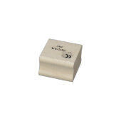 可愛いのまわりに パーソナライズされた ラバースタンプ (スタンプ)