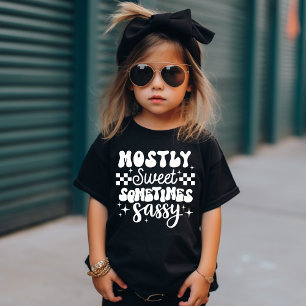 可愛いはっきりした主に甘い時に青味のおもしろい Tシャツ