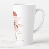 可愛いよくはしゃぐコーヒー漫画 カフェラテマグ (右)