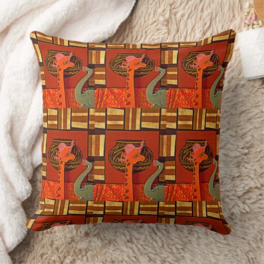 可愛いアおもしろいフキリンプリントアメージングデザイン クッション (ブランケット)