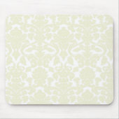 可愛いアイボリーダマスクパターン マウスパッド (正面)