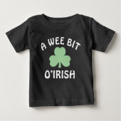 可愛いアイリッシュグリーンSt patricks day ベビーTシャツ (正面)