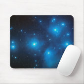 可愛いアクアブルーのプレアデス星団の星座 マウスパッド (マウス)