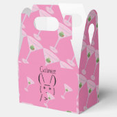 可愛いアスキーバニー持ちマルティーニ フェイバーボックス (オープン)