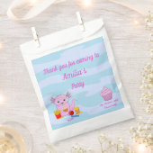 可愛いアソロトル誕生日パーティーフェイスバッグ フェイバーバッグ (クリップ留めされた状態)