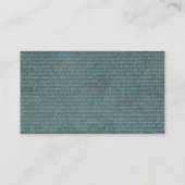 可愛いアップルスクリプト&シャルボードスクール先生 名刺 (裏面)