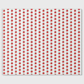 可愛いアップルラッピング紙 ラッピングペーパー (フラット)