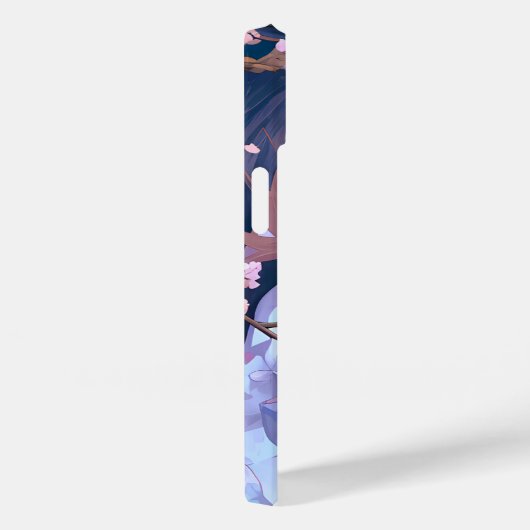 可愛いアニメの女の子(さくらんぼの下) Case-Mate iPhoneケース (裏面 / 右)