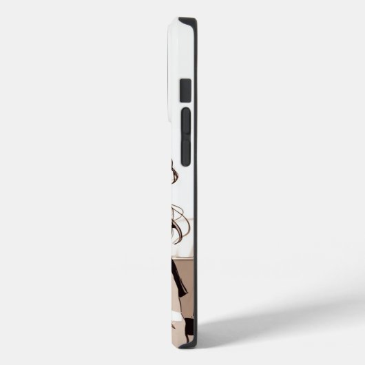可愛いアニメガールiPhone / iPadケース Case-Mate iPhoneケース (裏面 / 左)