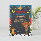 可愛いアフリカのキッドカウボーイ招待状 シーズンカード (スタンド正面)