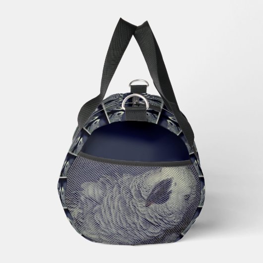 可愛いアフリカグレイパーソナライズされたオウム ダッフルバッグ (右)