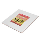 可愛いアフリカブレイクダンス タイル (側面)