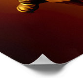 可愛いアフリカ人女海賊ポートレート | AI Art ポスター (角)