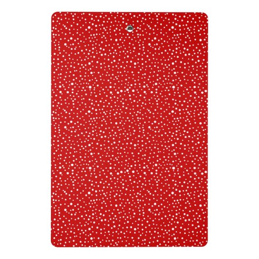 可愛いアフリカ系アメリカ人サンタクロースのクリスマス ミニクリップボード (裏面)