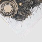 可愛いアフリカ系アメリカ人スチームパンク人形AM2デコページ 薄葉紙 (詳細)