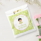 可愛いアフリカ系アメリカ人バレリーナ「行った」 フェイバーバッグ (封をした状態)