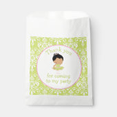 可愛いアフリカ系アメリカ人バレリーナ「行った」 フェイバーバッグ (正面)