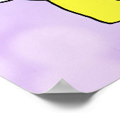 可愛いアフリカ系アメリカ人フェアリーガールハッピーバースデー ポスター (角)