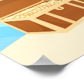 可愛いアフリカ系アメリカ人海賊少女誕生日ポスター ポスター (角)