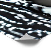 可愛いアフロ人女性クイーンメラニン ポスター (角)