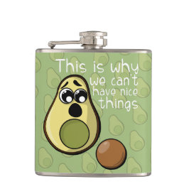 可愛いアボカドだから私たちは良いものを持つことができない フラスク