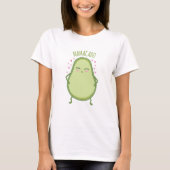 可愛いアボカドのママの漫画 Tシャツ (正面)
