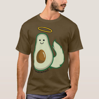 可愛いアボカドキャットホリーグアカモレ Tシャツ