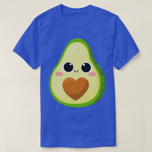 可愛いアボカド柄8 Tシャツ (デザイン正面)