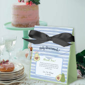 可愛いアボカド男女兼用ツインベビーシャワー フェイバーボックス