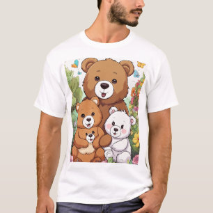 可愛いアボケートの熊 Tシャツ