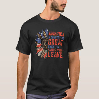 可愛いアメリカ素晴らしWの国 Tシャツ