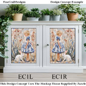 可愛いアリスモインスパイアザイクポートレートEC1Rデコページ 薄葉紙