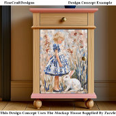 可愛いアリスモインスパイアザイクポートレートEC1Rデコページ 薄葉紙