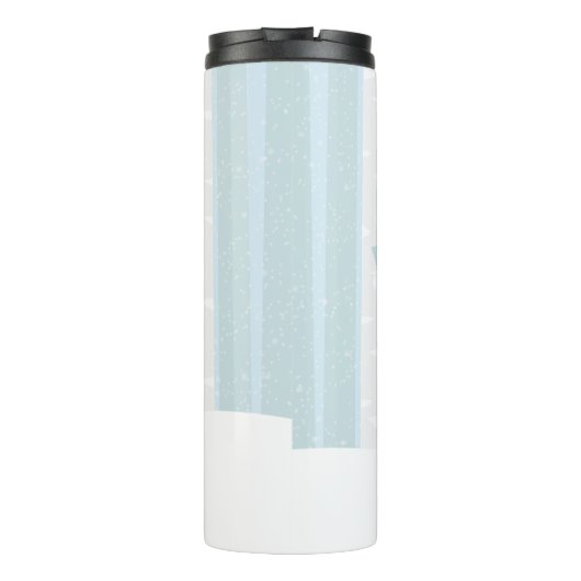 可愛いアルキペンギン愛好家の名前を追加 タンブラー (裏面)